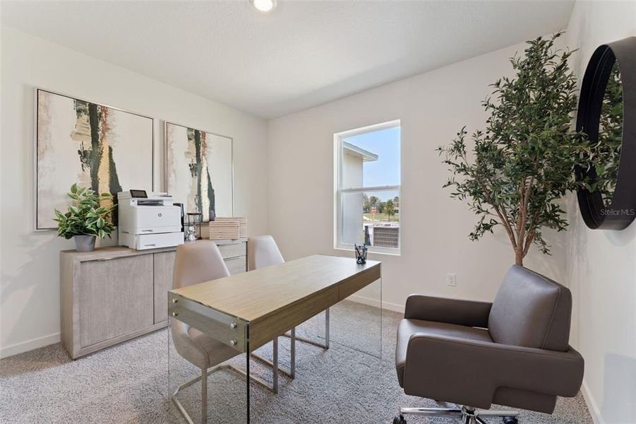 Furnished interior view inside a new home in Crossroads at Kelly Park, Apopka (Image 15).