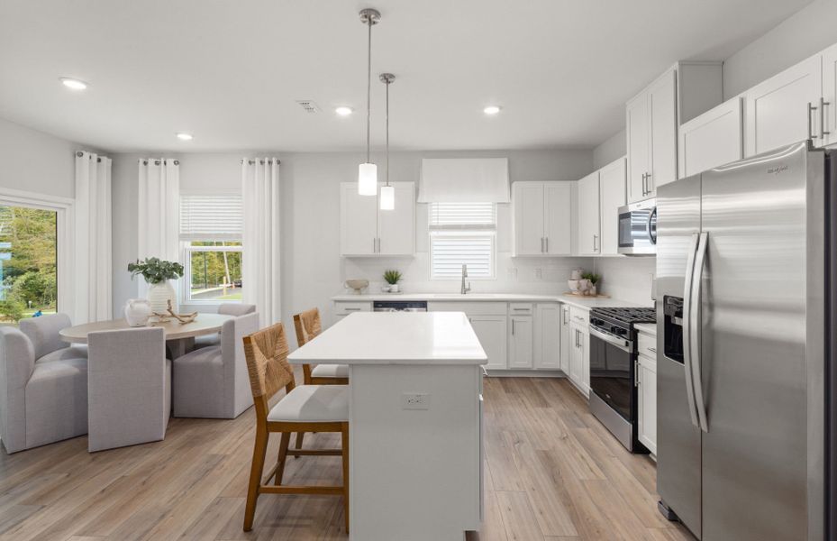 Furnished interior view inside a new home in Carpenter Falls, Durham (Image 19).