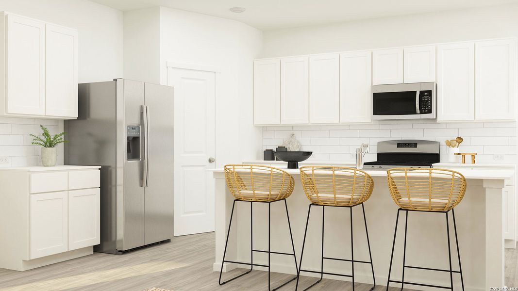 Furnished interior view inside a new home in , San Antonio (Image 13).