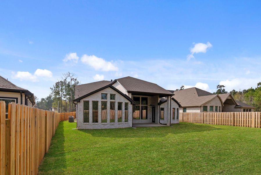 Exterior details and patio area of a home in COLTON, Montgomery (Image 22).
