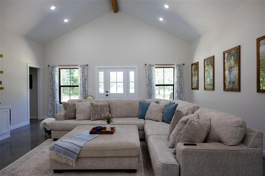 Furnished interior view inside a new home in , Powderly (Image 15).