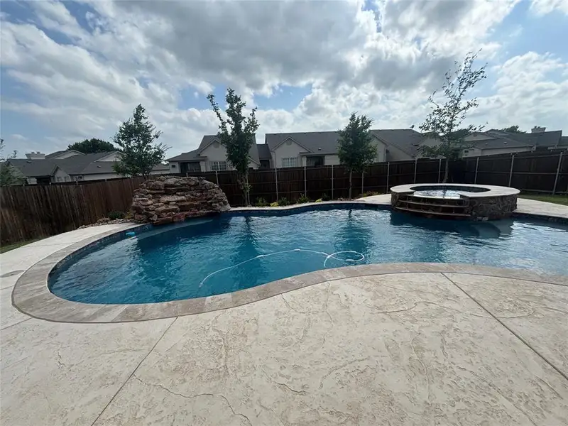 New Pebble  Pool just installed