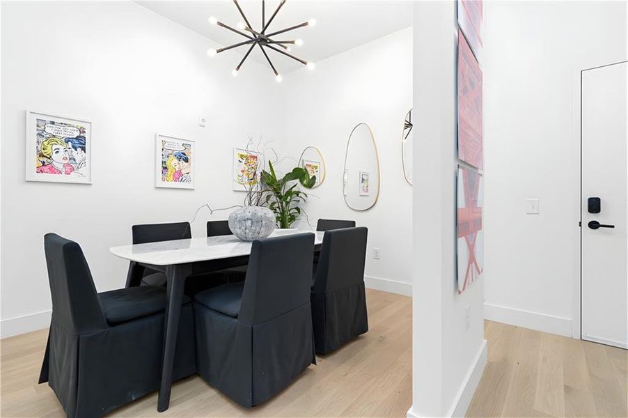 Furnished interior view inside a new home in , Atlanta (Image 31).