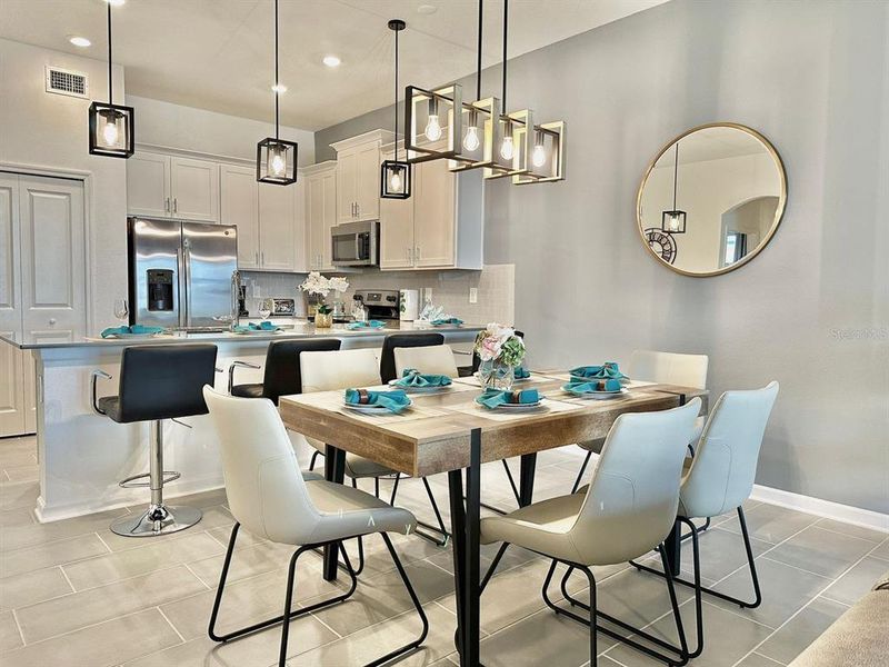 Furnished interior view inside a new home in , Davenport (Image 9).