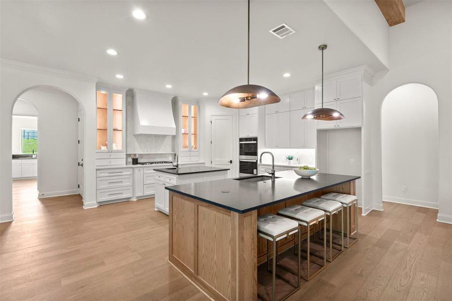Furnished interior view inside a new home in , Weatherford (Image 19).