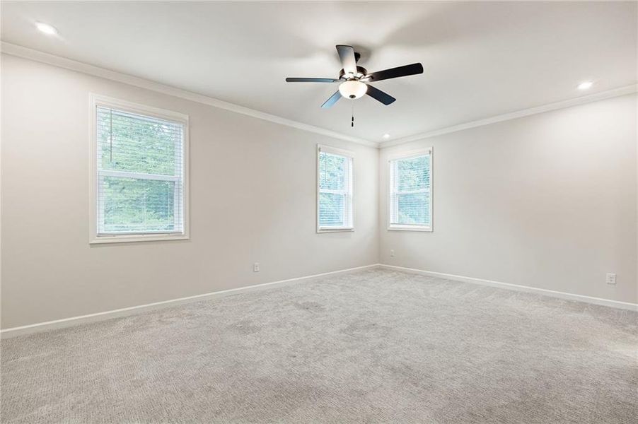 Spacious, unfurnished interior of a new home in Hillside Manor, Powder Springs (Image 48). Spacious, unfurnished interior of a new home in Hillside Manor, Powder Springs (Image 48).