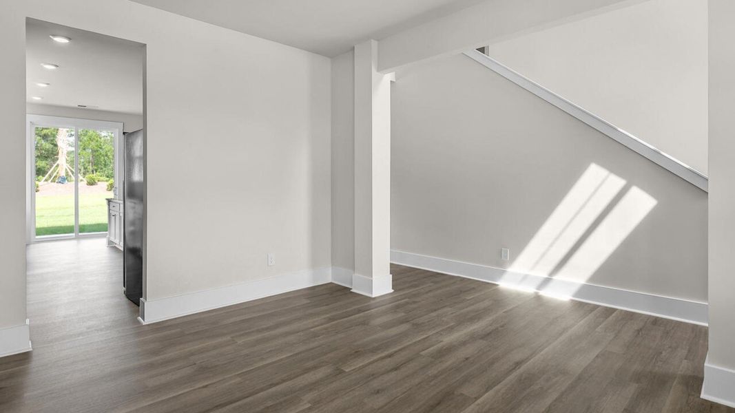 Spacious, unfurnished interior of a new home in The Haven at Indigo Preserve, Leland (Image 21).