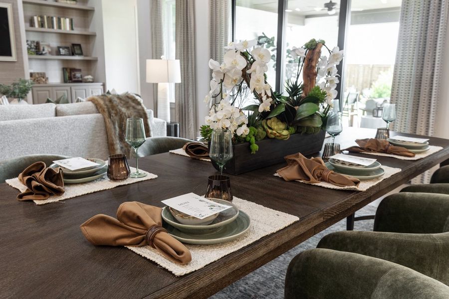 Representative Dining Room - some options shown Representative Dining Room - some options shown
