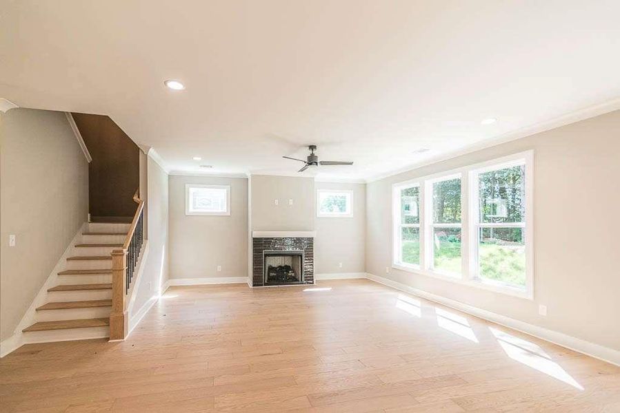 Spacious, unfurnished interior of a new home in Creekside, Decatur (Image 14). Spacious, unfurnished interior of a new home in Creekside, Decatur (Image 14).