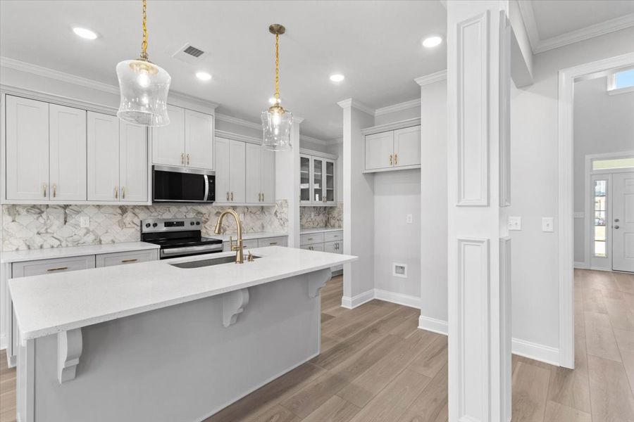 Title: Kitchen | 264 Prominence Drive, Open-Concept Mill Creek Plan Title: Kitchen | 264 Prominence Drive, Open-Concept Mill Creek Plan