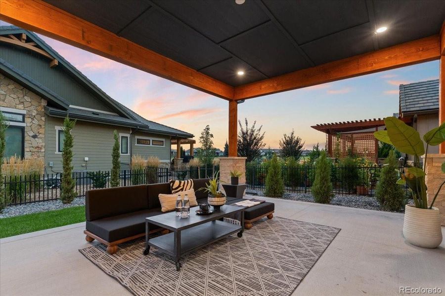 Exterior details and patio area of a home in , Berthoud (Image 4).