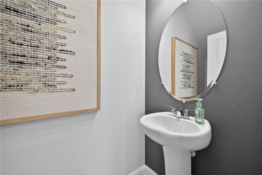 Furnished interior view inside a new home in Ansley Towns, Cumming (Image 30).