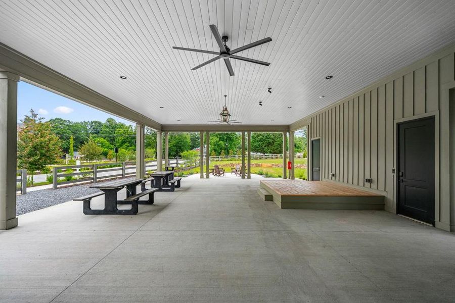 Exterior details and patio area of a home in Harmony, Auburn (Image 3).