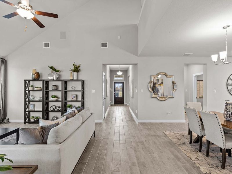 Representative furnished interior of a home built from the The Collin A by Davidson Homes LLC in Hannah Heights, Seguin (Image 12). Representative furnished interior of a home built from the The Collin A by Davidson Homes LLC in Hannah Heights, Seguin (Image 12).