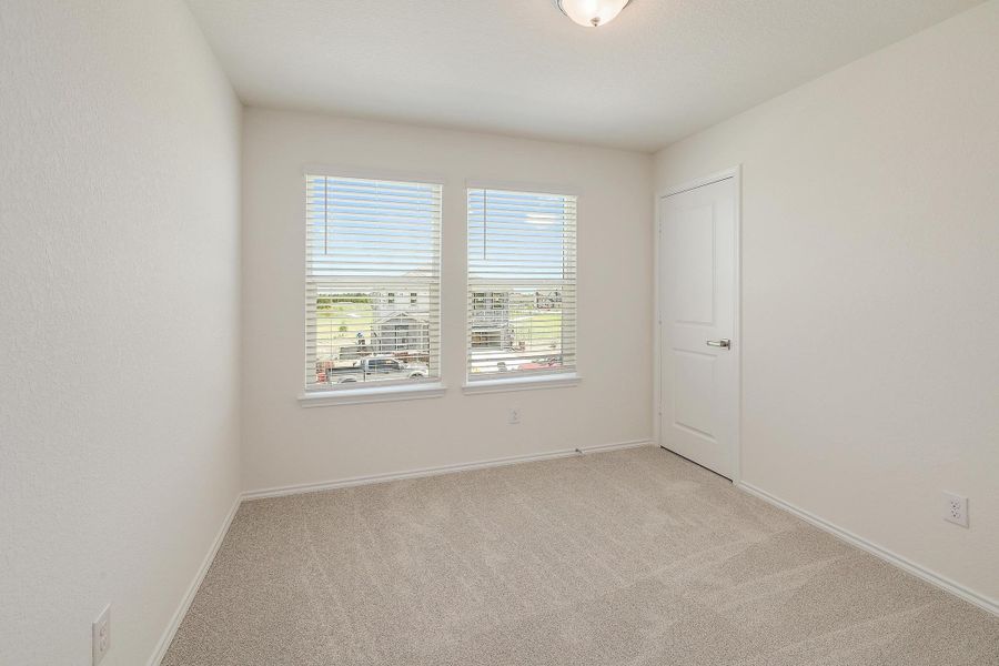 Spacious, unfurnished interior of a new home in Mustang Valley, Manor (Image 23). Spacious, unfurnished interior of a new home in Mustang Valley, Manor (Image 23).