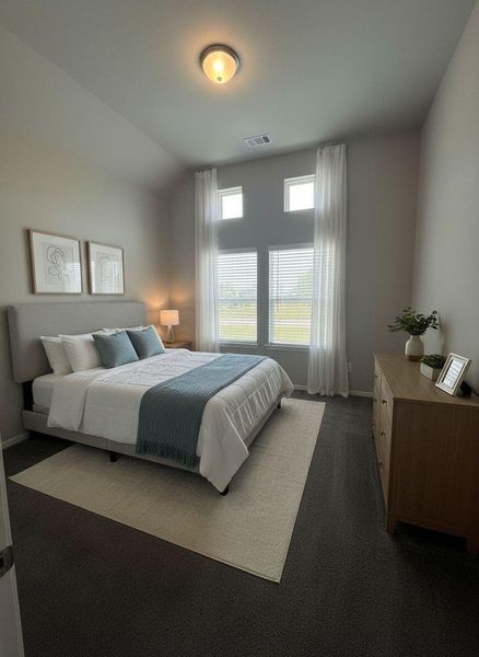 Furnished interior view inside a new home in , Iowa Colony (Image 9).