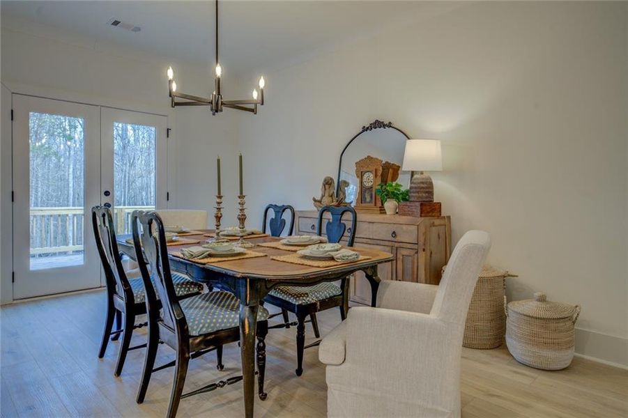 Furnished interior view inside a new home in , Social Circle (Image 10).