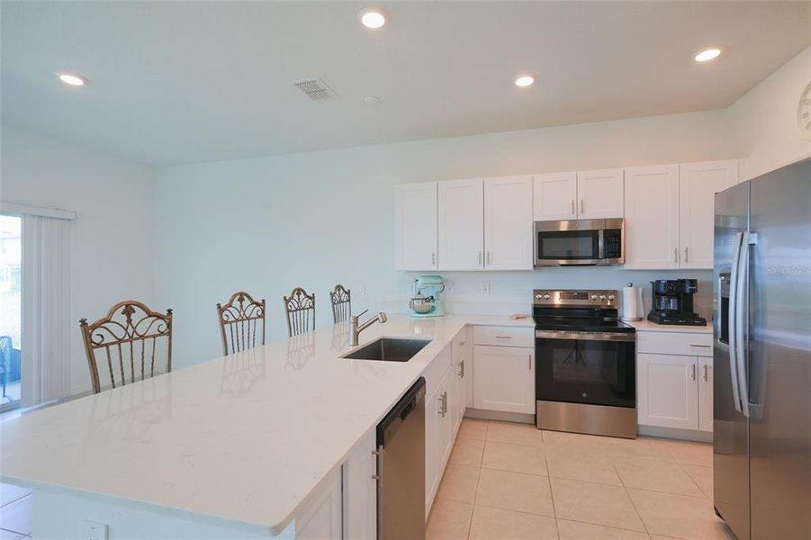 Furnished interior view inside a new home in , San Antonio (Image 36).