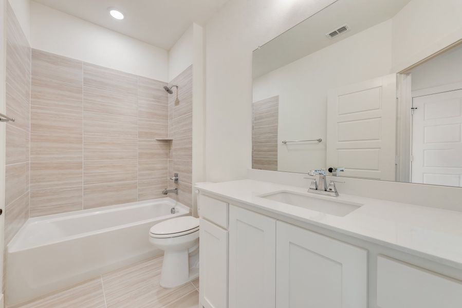 Furnished interior view inside a new home in Estates at Rockhill, Oak Point (Image 11).