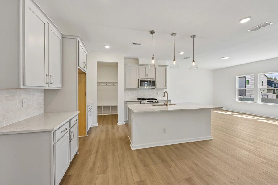Furnished interior view inside a new home in Rowland's Grant, Fuquay Varina (Image 5).