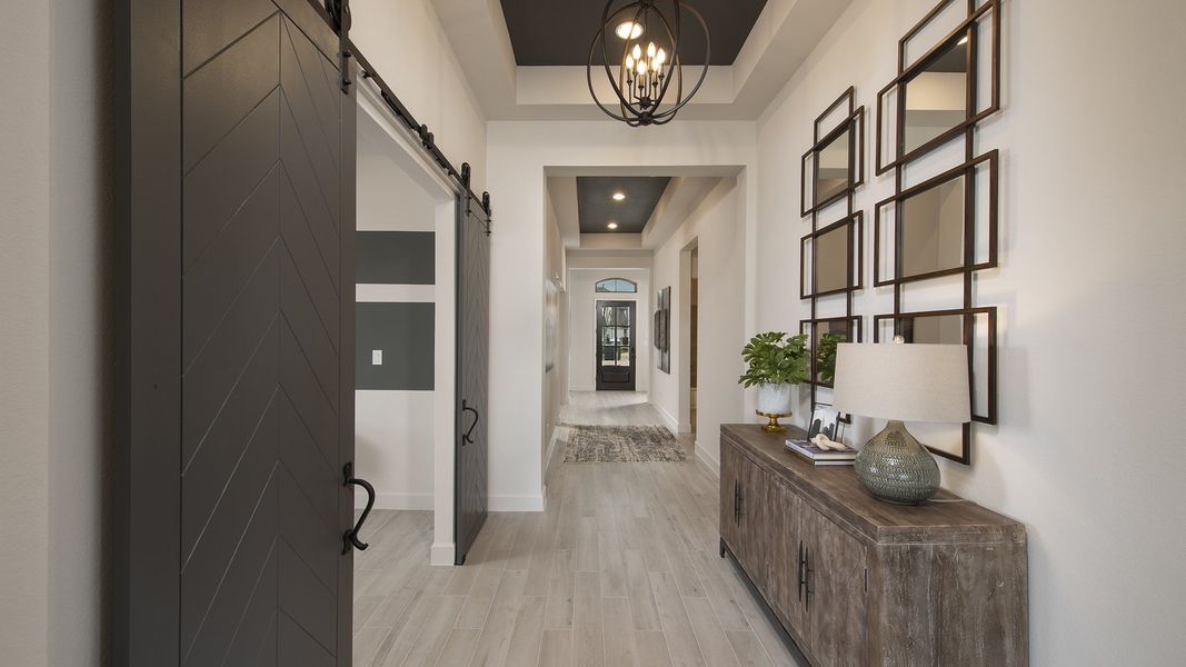 Furnished interior view inside a new home in Midline, Houston (Image 14).