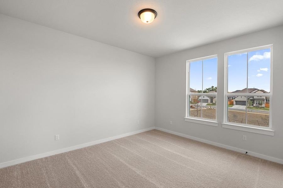 Spacious, unfurnished interior of a new home in Terrace Collection at Heritage, Dripping Springs (Image 29). Spacious, unfurnished interior of a new home in Terrace Collection at Heritage, Dripping Springs (Image 29).