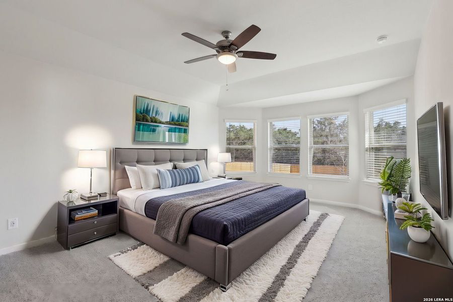 Furnished interior view inside a new home in Legendary Trails - Classic Series, Cibolo (Image 9).