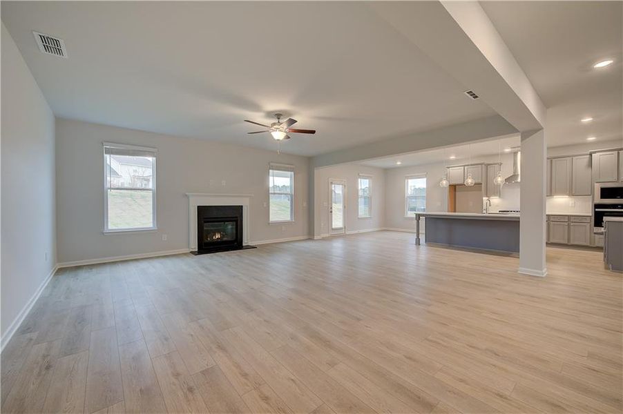 Spacious, unfurnished interior of a new home in Grandview at Millers Mill, Stockbridge (Image 27). Spacious, unfurnished interior of a new home in Grandview at Millers Mill, Stockbridge (Image 27).