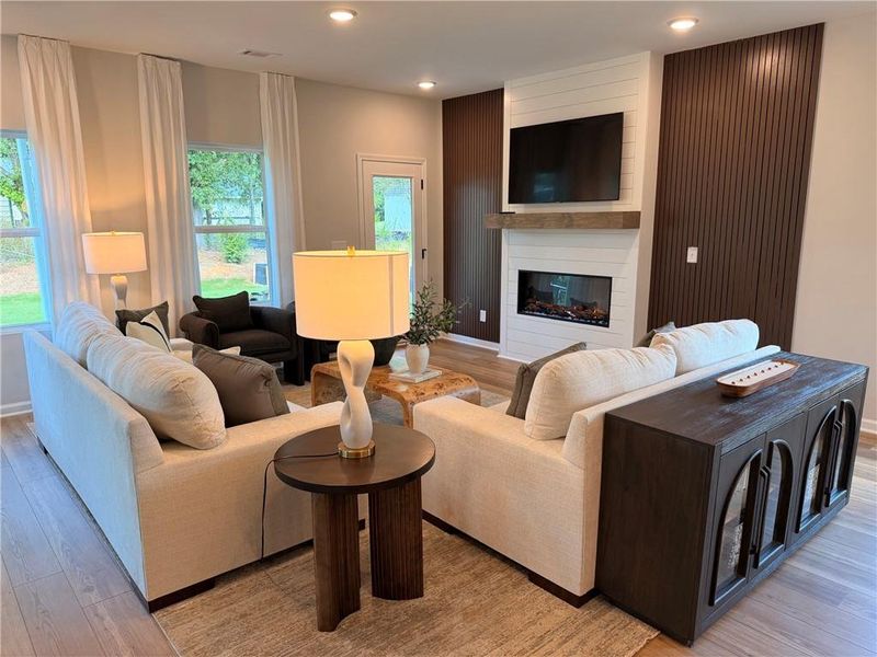 Furnished interior view inside a new home in Greene Farm, Cartersville (Image 11).