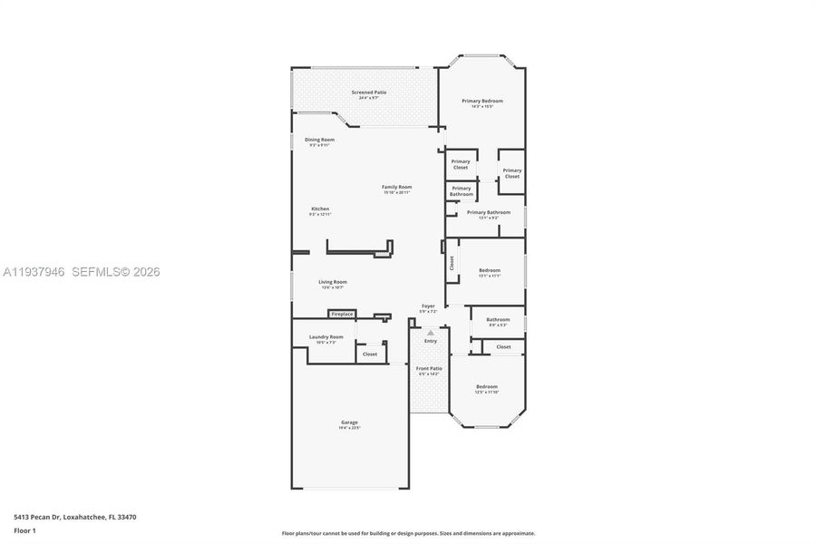 2D floor plan layout of this home in , Loxahatchee, FL (Image 5). 2D floor plan layout of this home in , Loxahatchee, FL (Image 5).
