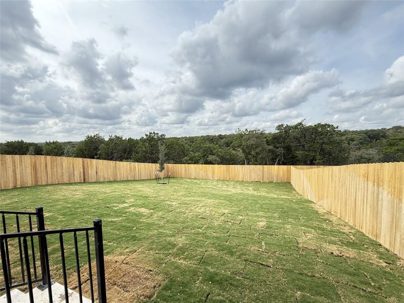 Exterior details and patio area of a home in , Belton (Image 19).