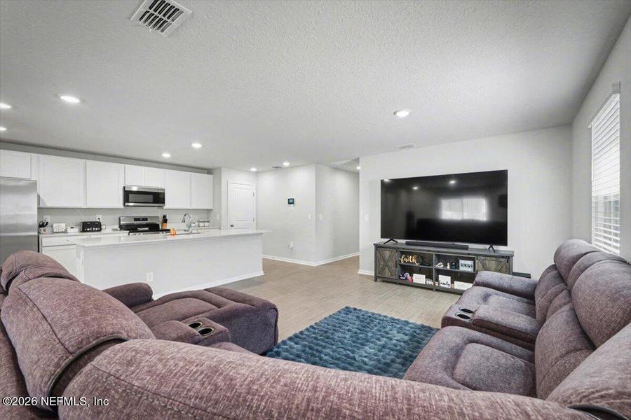 Furnished interior view inside a new home in Kings Landing, Jacksonville (Image 11).