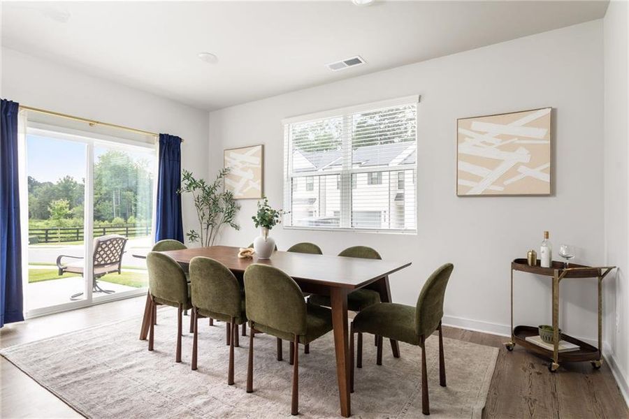 Furnished interior view inside a new home in , Lawrenceville (Image 18).
