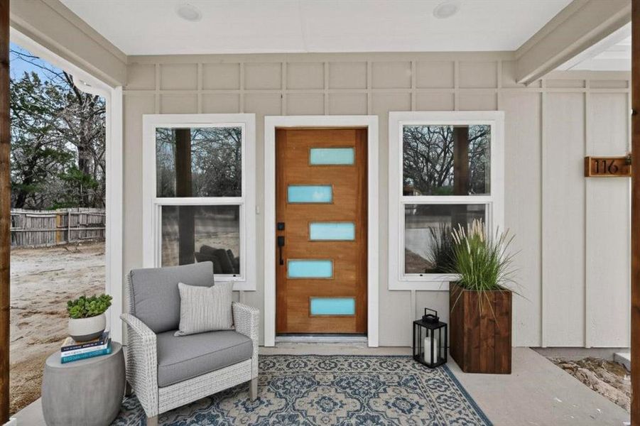 Exterior details and patio area of a home in , Mabank (Image 17).