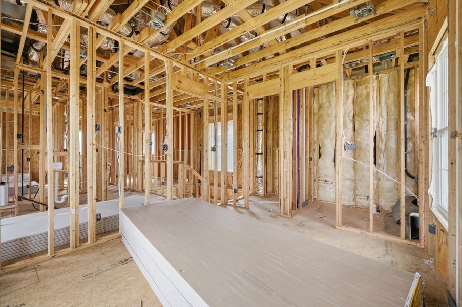 In-progress construction of a new home in , Houston, TX (Image 12).