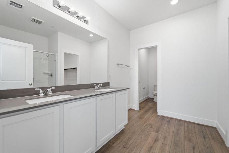 Representative furnished interior of a home built from the Alder by CastleRock Communities in Notting Hill, Converse (Image 9).