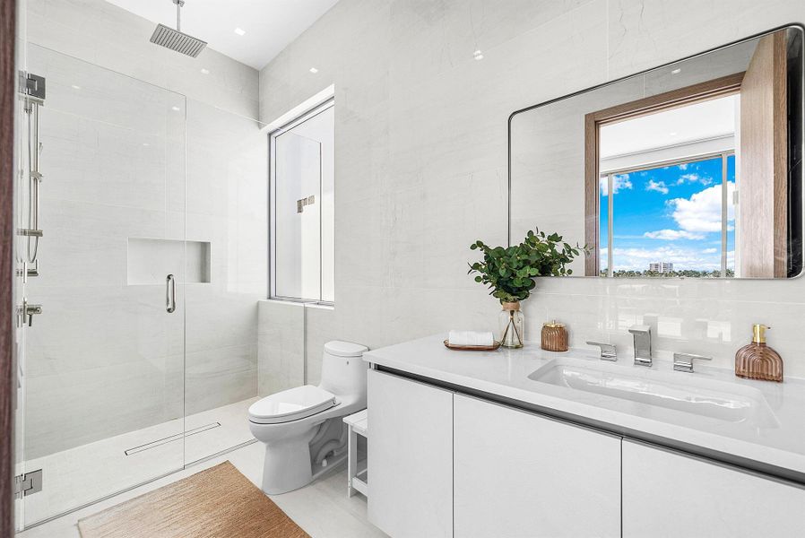 Furnished interior view inside a new home in , Delray Beach (Image 20). Furnished interior view inside a new home in , Delray Beach (Image 20).