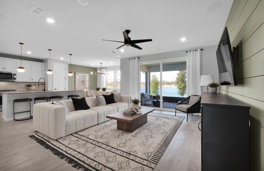 Furnished interior view inside a new home in The Preserve at Bannon Lakes, St. Augustine (Image 15).