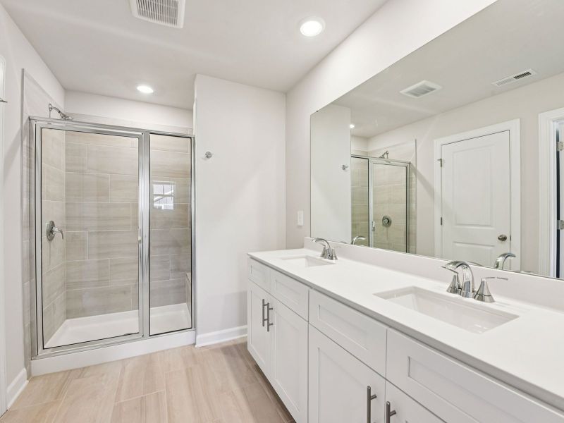 Furnished interior view inside a new home in Crossrail Station, Mooresville (Image 6).