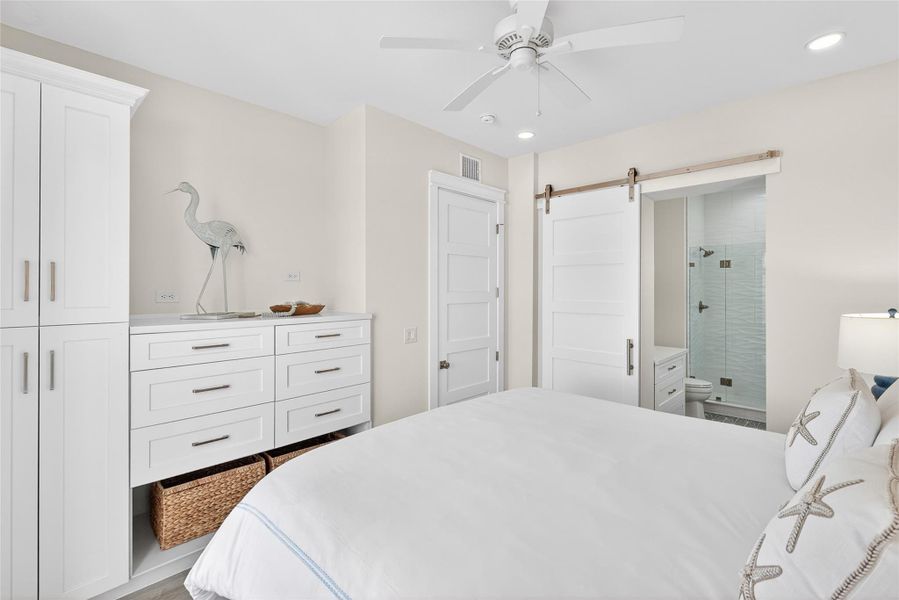 Furnished interior view inside a new home in , Port Aransas (Image 22).