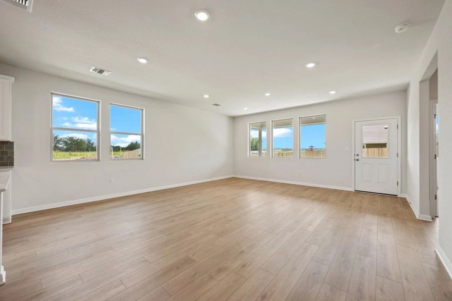 Family Room & Dining Area