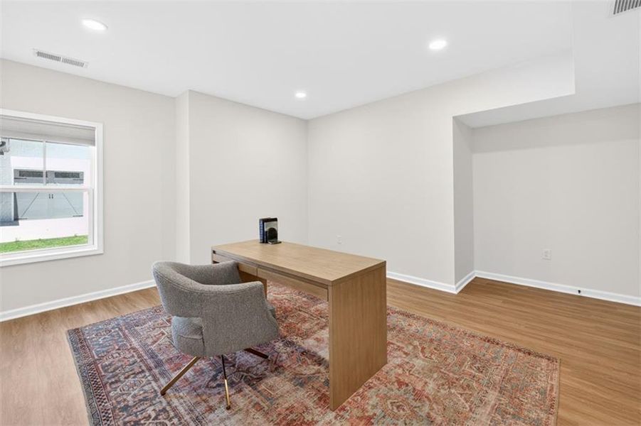 Furnished interior view inside a new home in Town Farms, Peachtree Corners (Image 14).