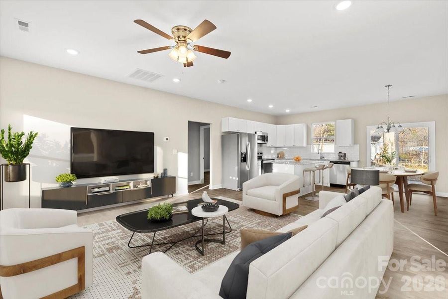 Furnished interior view inside a new home in , Shelby (Image 7).