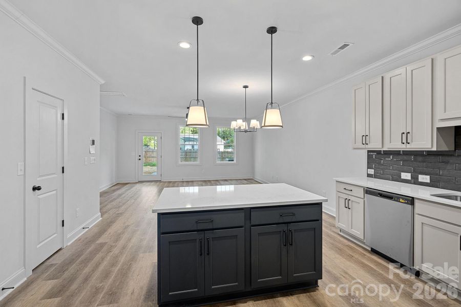 Furnished interior view inside a new home in , Charlotte (Image 8).