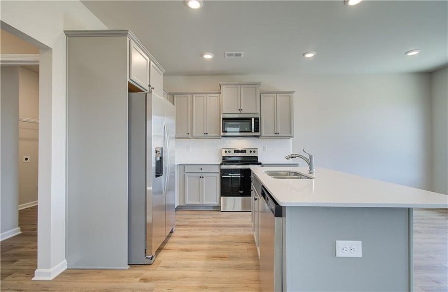 Furnished interior view inside a new home in Towne Center, Hampton (Image 9).