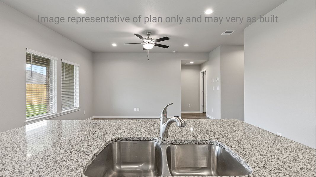 Close-up of interior finishes inside a home in London Towne, Corpus Christi (Image 11).