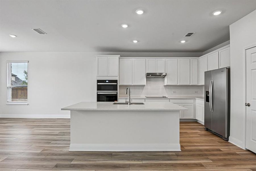 Furnished interior view inside a new home in The Preserve Estates, Justin (Image 12).