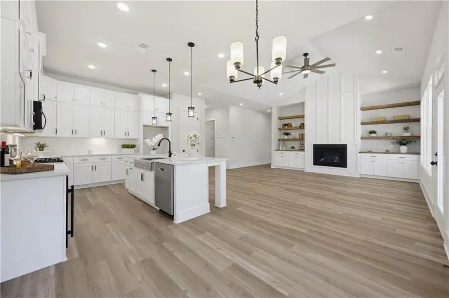 Furnished interior view inside a new home in , Gainesville (Image 12).