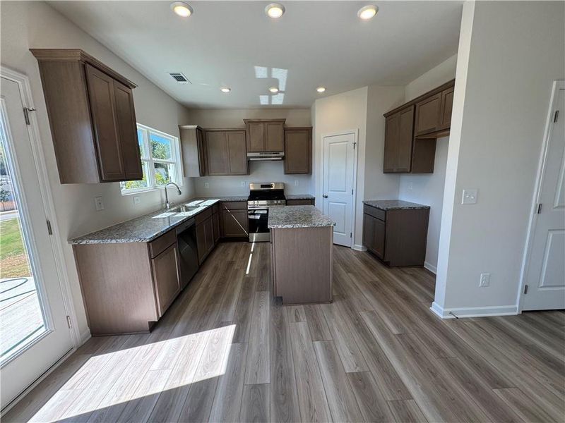 Furnished interior view inside a new home in The Reserve at Willow Oaks, Canton (Image 3). Furnished interior view inside a new home in The Reserve at Willow Oaks, Canton (Image 3).