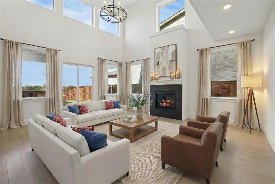 Furnished interior view inside a new home in , Rowlett (Image 14).